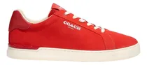 Comprar Tenis\u002Fsneakers Coach Electric Red Low Gamuza Casual Para Hombre - Original