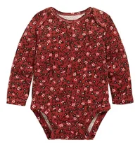 Comprar Pañalero Manga Larga Bebé Rojo Estampado Flores Old Navy