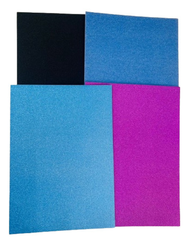 Carton Corrugado A4 Metalico, 5color/paquete, 10hoja/paquete