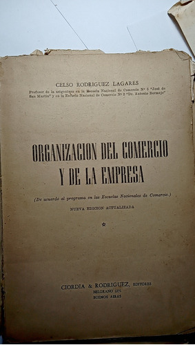 Organizacion Del Comercio Y De La Empresa - Celso Rodriguez 