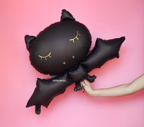 Globo Murcielago Halloween Bat Negro Grande