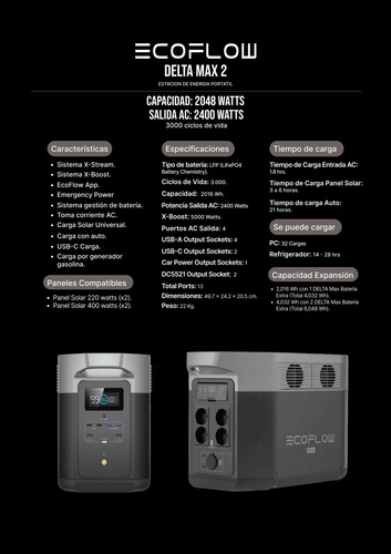 Ecoflow - Delta Max 2