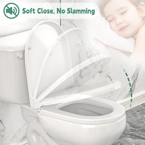 Connect Asiento Y Tapa Para Baño Wc Envolvente Cierre Soft