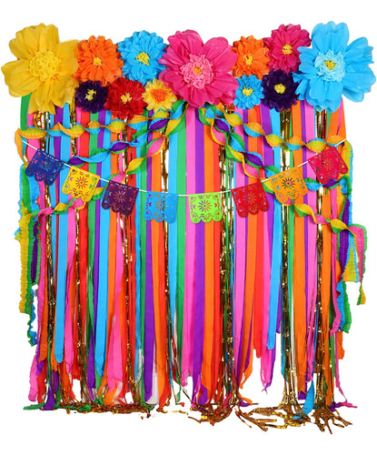Taobary Juego De 28 Piezas De Decoracion De Fiesta Mexicana,