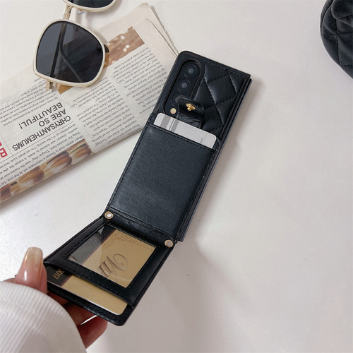 Funda De Cuero De Lujo For Samsung Galaxy Z Fold 5 4 3 Fold