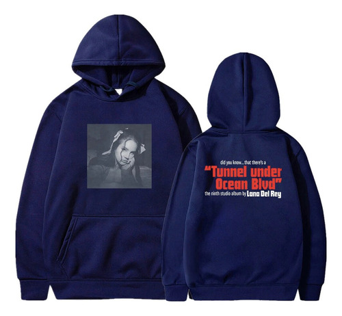 Sudadera Con Capucha De Manga Larga De Lana Del Rey Merch Tu