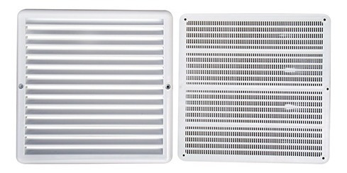 Kit 6 Grades Ventilação Quadrada Itc 25x25cm Com Tela Gq2525