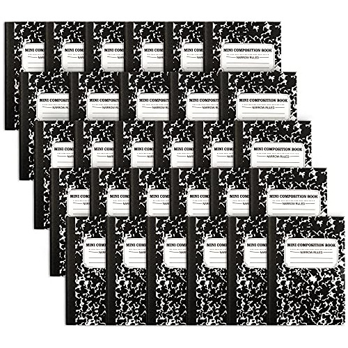 Cuaderno De Composición Mini, Pack De 30 Cuadernos De ...