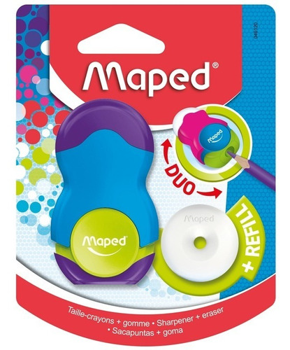 Sacapuntas Maped Loopy Soft Sencillo 1 Orificio En Blister 