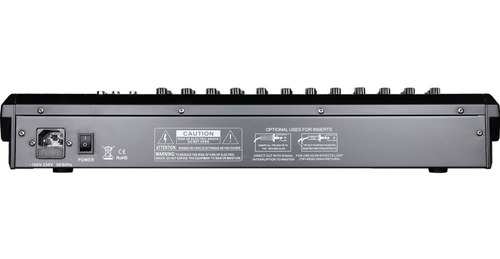 Imagen 3 de 4 de Consola Mezclador Pro Dj Ad12ux Bluetooh, Mp3, Usb