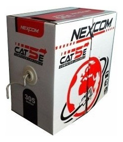 Bobina Cable Utp Out-door Cat5 305 Mts (negro) Nexcom
