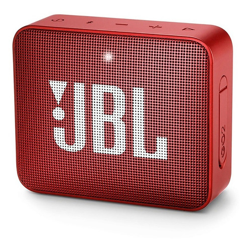 Caixa De Som Portátil Jbl Go 2 Vermelha  Bluetooth