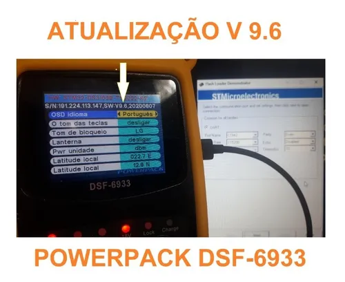 comprar Atualização Versão 9.6 Powerpack Dsf-6933   Satlnk 6933