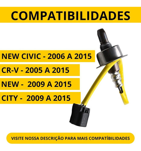 Sonda Lambda Cr-v 2.0 2005 A 2015 2112002630