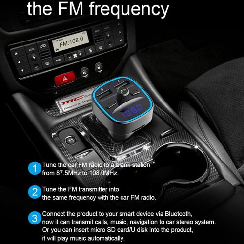 Adaptador Bluetooth Para Auto Transmisor Bluetooth