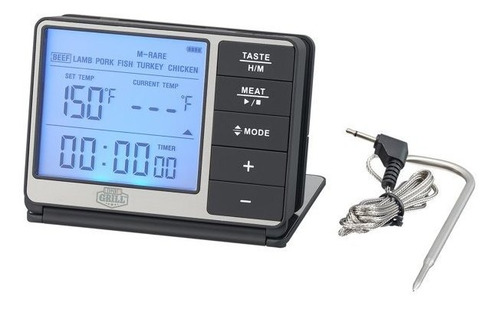 Termometro Temporizador Pantalla Digital Expert Grill Deluxe
