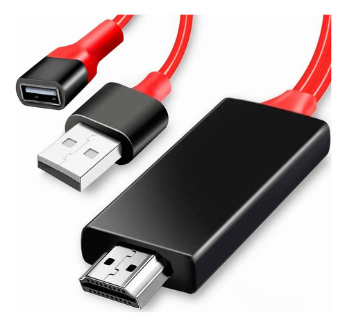 Android Lightning Tipo-c A Hdmi Misma Pantalla Cable 1080p