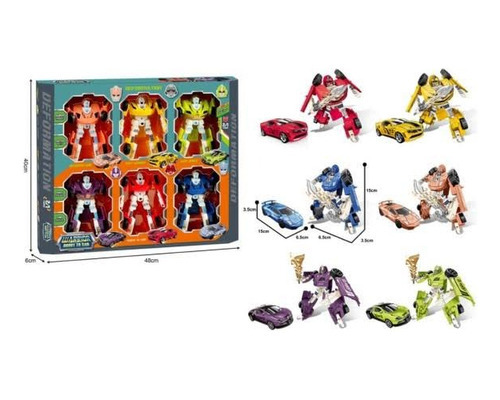 Figura Muñeco Robot Transformer De Auto 13cm