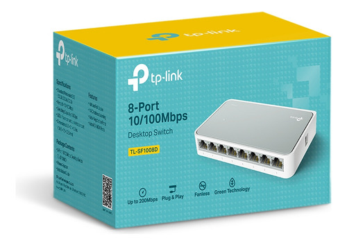 Switch Tp-link 8 Puertos Tl-sf1008d 10/100mbps Desktop