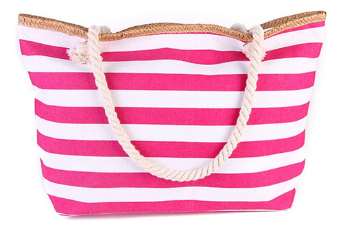 Bolso De Playa Reutilizable Con Cremallera Lisa .