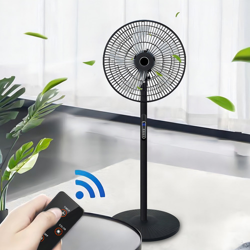2 Ventiladores De Chão Com Controle Remoto De 16 Polegadas Domésticos Silenciosos 220V