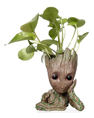 Guardianes Galaxia Marvel Groot Maceta Flor Juguete Original