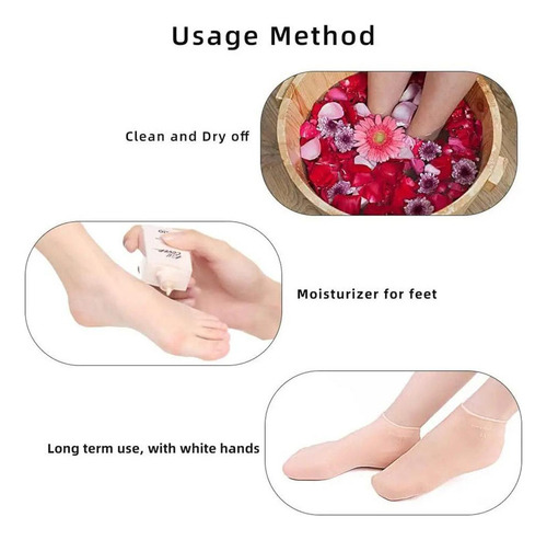 Calcetines Pedicura Spa Pie Calcetines Hidratantes