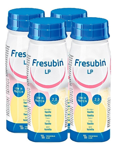 Fresubin Lp 200ml Baunilha Kit Com 4 Unidades - Fresenius
