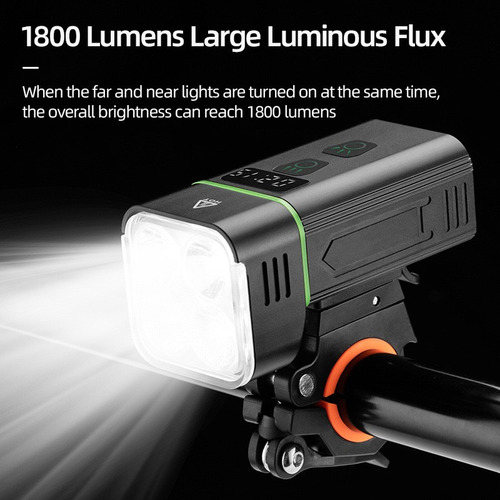 Linterna Frontal Led Para Bicicleta Recargable Por Usb /