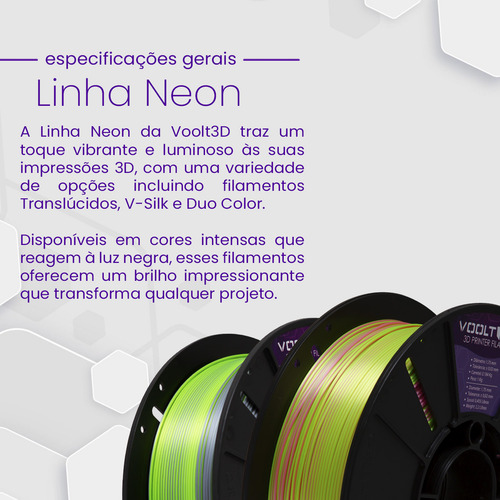Voolt3d V-silk Filamento Pla 1kg Cor Salmão Neon Salmão Neon V-silk