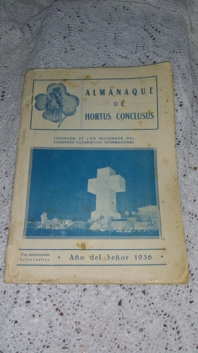 Antiguo Almanaque Calendario Religioso Año 1936 Colección 