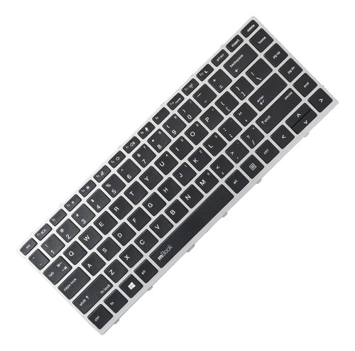 Teclado Pra Hp Probook 445 G5 Moldura Prateada