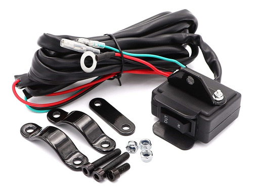 12 V Winch Rocker Pulgar Interruptor Para Atv Utv Soporte