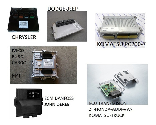Imagen 3 de 8 de Ecu Reparación Cat Komatsu John Deere Viales