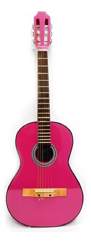 Guitarra Criolla Clasica De Estudio Cielito Color Rosa