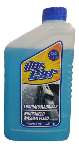 Liquido Limpiaparabrisas Mr. Car 1 Litro
