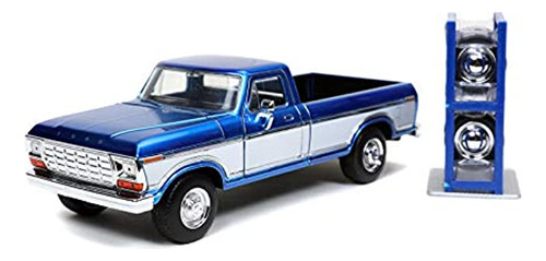 Jada Toys Just Trucks 1:24 1970 Ford F-150 Con Portaequipaj