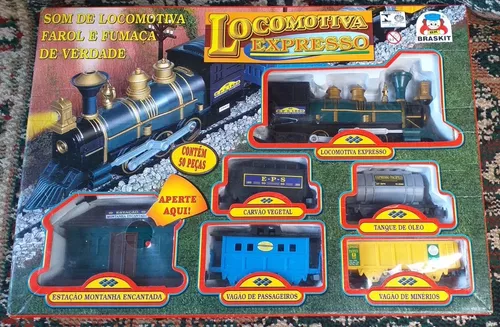 TREM EXPRESSO DO PACIFICO SUL - Trem de brinquedo a pil