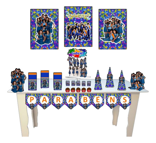 Kit Festa Em Casa Personalizado Chiquititas