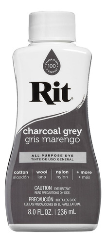 Tinte Líquido Multiusos Gris Carbón 240 Ml 8 Oz
