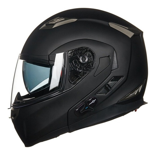Casco De Moto Con Intercomunicador Y Radio Fm - Abatible