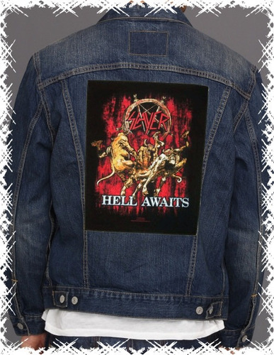 Slayer - Hell Awaits - Parche Espaldar