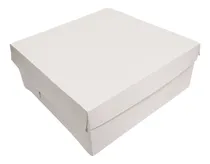 Comprar Maxicake Xs Sin Visor Blanco. Caja Para Tortas 25x25x10 Cm