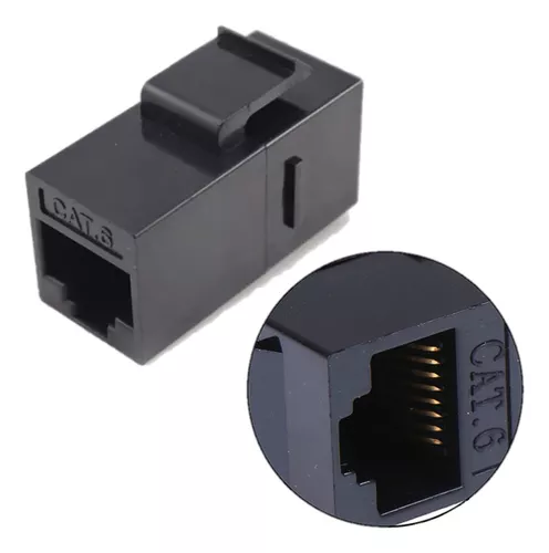 Conector Keystone Cat6, verde, RJ45 hembra a 110 Punch Down