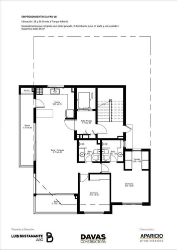 Imagen 2 de 5 de Departamento - La Plata