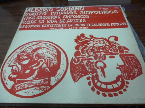 Alberto Soriano Cuatro Rituales Sinfonicos Vinilo Argentino
