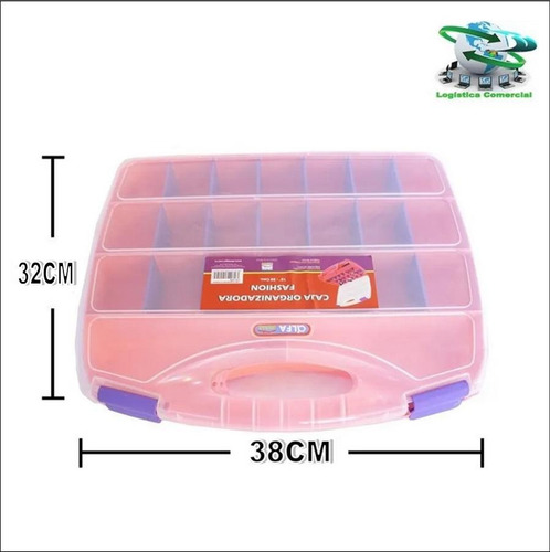 Imagen 3 de 8 de Caja Organizadora Tipo Maleta 23 Espacios Alfa Hogar