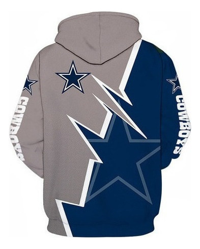 Sudadera Con Capucha Nfl Dallas Cowboys Moda Sudadera Envío