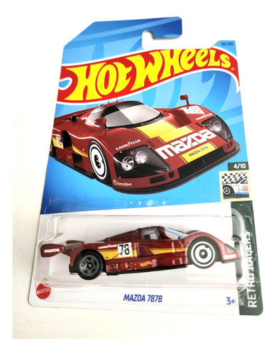 Hot Wheels Mazda 787b 28/250 Coleccion Retro Racers