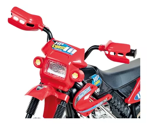 Moto Elétrica Infantil Motocross Vermelha 6v Homeplay